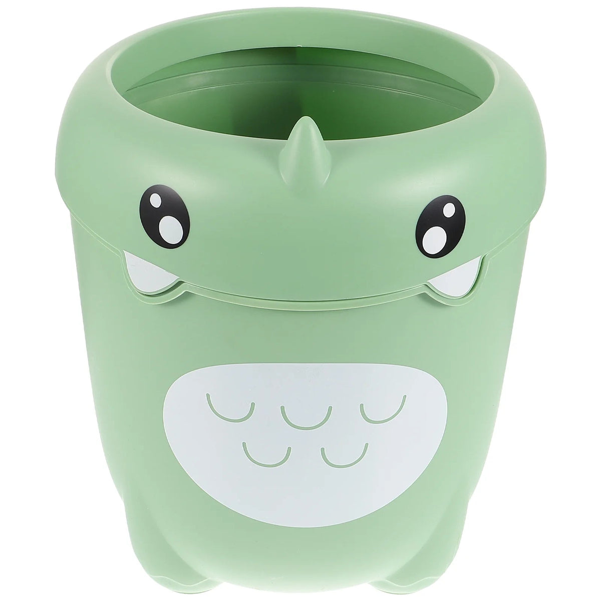 Dinosaur Pattern Kids Room Trash Can – Creative Lidless Wastebasket for Children’s Bedrooms, Playrooms, and Study Areas