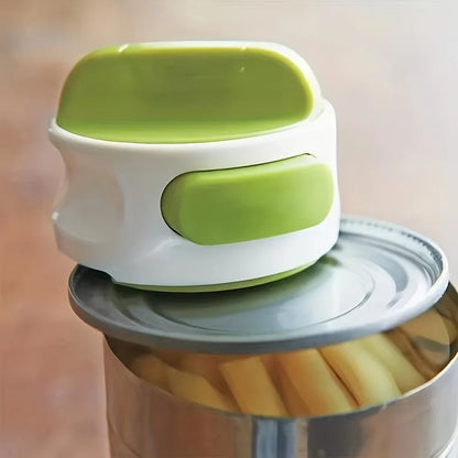 Portable Stainless Steel Can Opener – Easy Twist, Space-Saving Kitchen Tool Designed for Seniors and Everyday Convenience