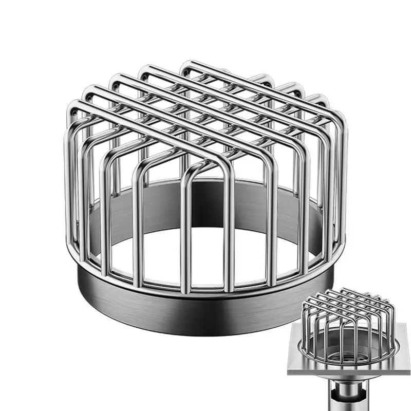 Stainless Steel Floor Drain Strainer – Heavy-Duty Anti-Blocking Sewer Filter Cover for Bathroom, Kitchen & Garden Drains