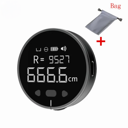 Smart Electronic Measuring Ruler Tape – HD LCD Rechargeable Digital Measuring Tool for Lines, Curves & Objects
