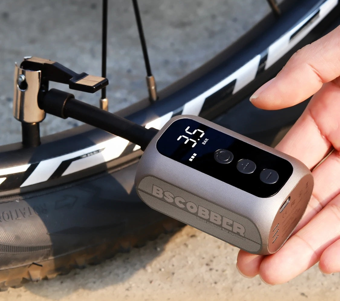 Mini Wireless Air Pump – Portable High-Pressure 100PSI Tire Inflator with Rechargeable Battery for Bikes, Cars, and Travel