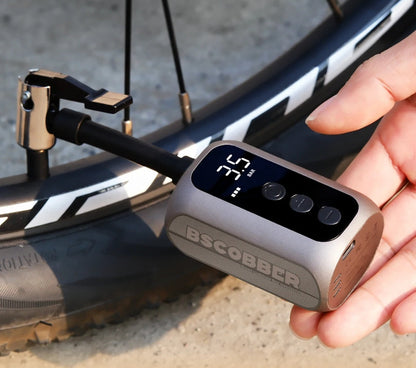 Mini Wireless Air Pump – Portable High-Pressure 100PSI Tire Inflator with Rechargeable Battery for Bikes, Cars, and Travel
