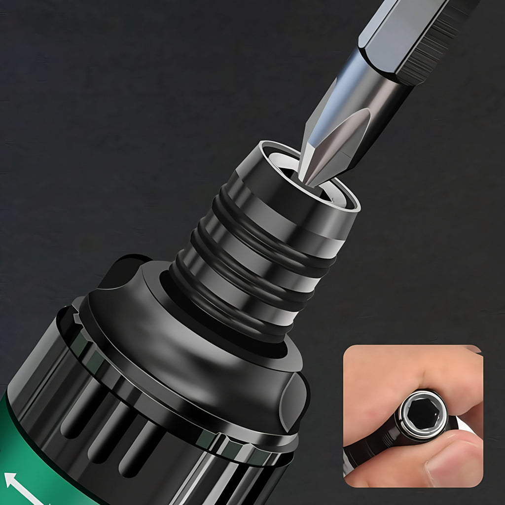 T-Handle Ratchet Screwdriver – Adjustable Anti-Slip Steel Driver with Forward/Reverse Gears for Home & Office Use