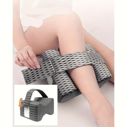 Adjustable Leg Clamp Pillow with Breathable Mesh Strap – Soft Comfort for Side Sleepers, Reduces Pressure, Aligns Spine & Improves Sleep