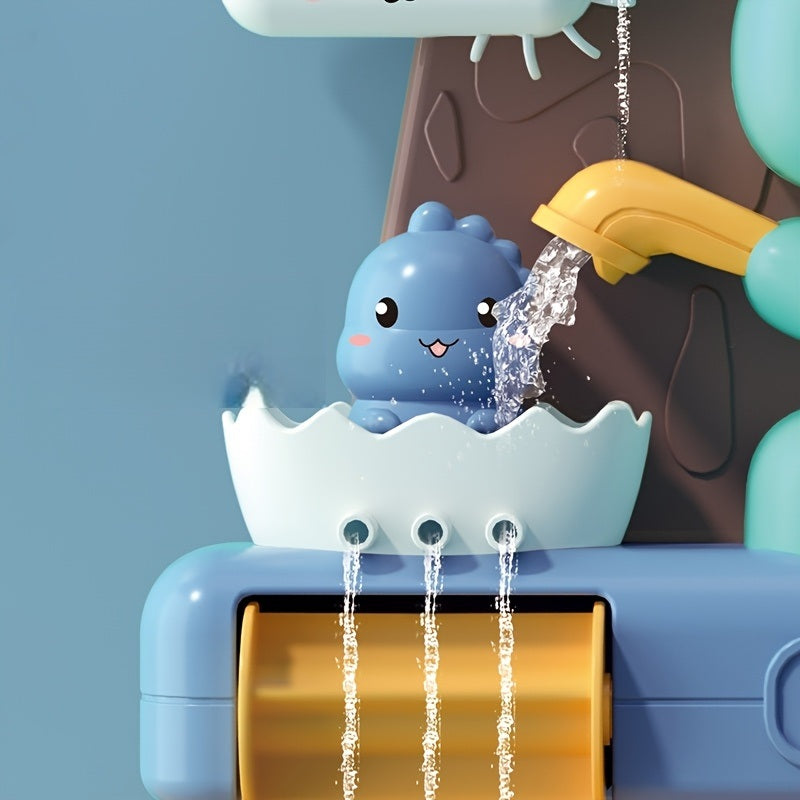 Cartoon Dinosaur Bath Toys – Spinning Water Toys with Festive Appeal for Fun Bath Time, Gift Giving, and Imaginative Play for Kids