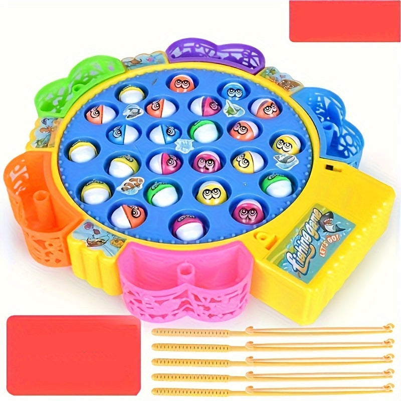 Electric Fishing Game Set – 15/24/45-Piece Educational Toy Kit for Boys & Girls, Fun Holiday Gift Idea