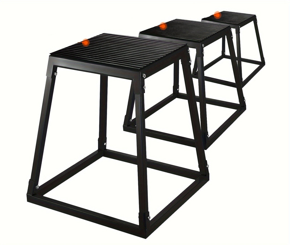 Heavy-Duty Steel Fitness Platform Plyometric Jump Box –  For Jump Training, Crossfit, Strength & Conditioning Home Workouts