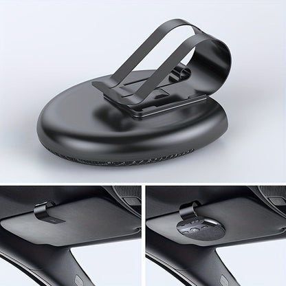 Hands-Free Car Kit Speaker – Bestselling Wireless Sun Visor Speakerphone with Built-In Microphone & Music Playback for Safe Driving and Clear Calls