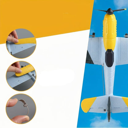 Three Channel RC Drone Glider – Foam Airplane with 6-Axis Gyroscope, Stunt Mode & Beginner-Friendly Remote Control