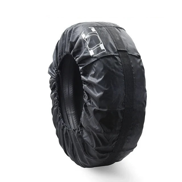 Waterproof Spare Tire Dustproof Bags – 4Pcs Universal 13-20 Inch Storage Carriers for Organized Tire Protection
