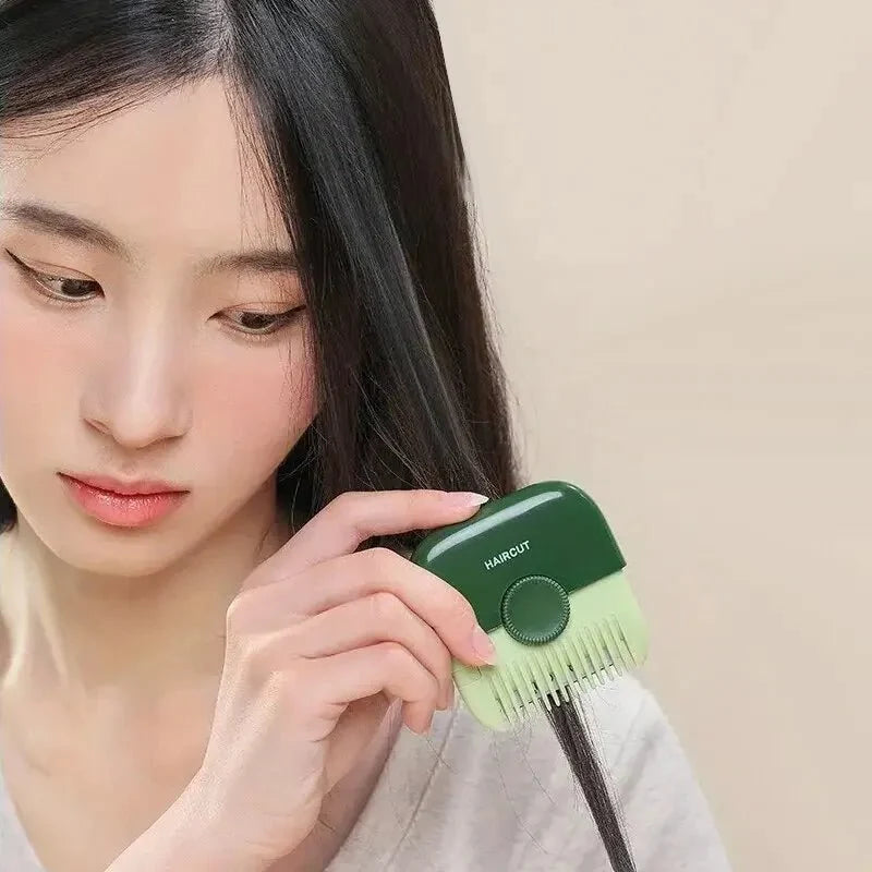 Bangs Razor Comb - Manual 2-in-1 Hair Cutting and Thinning Comb