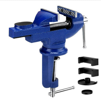 Bench Vise - Universal Multi Purpose 360 Degree Rotation High Hardness Table Vise for Woodworking