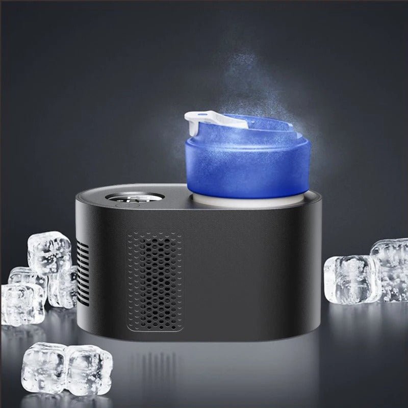 Heated and Cooled Cup Holders - Portable Car Cup Mug Tumbler Cooling Cup Holder 2 in 1
