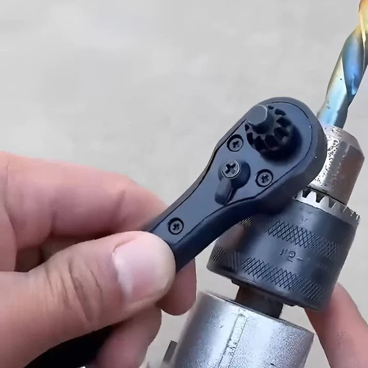 Drill Chuck Ratchet Spanner -  Electric Drill Ratchet Wrench Hand Tool 2 In 1