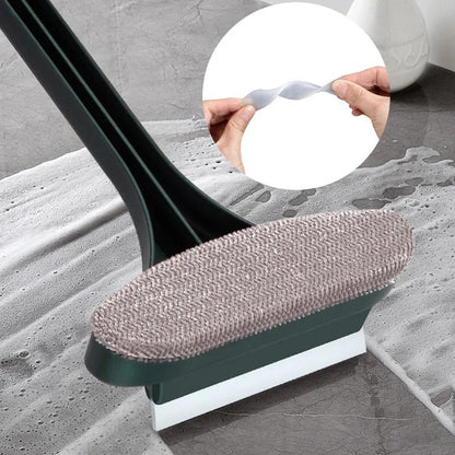 2 in 1 Cleaning Brush - Dry and Wet Dual-use Household Mesh Cleaning Dust Brush Window Cleaning Tool