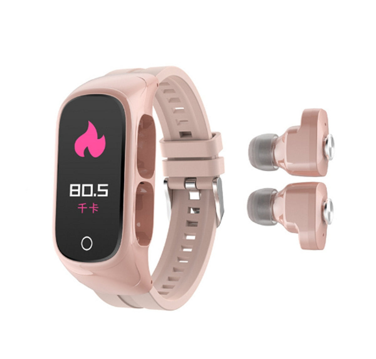 Smart Watch with Earbuds - 2-in-1 Fitness Tracker & Wireless Audio for Seamless Connectivity and Comfort