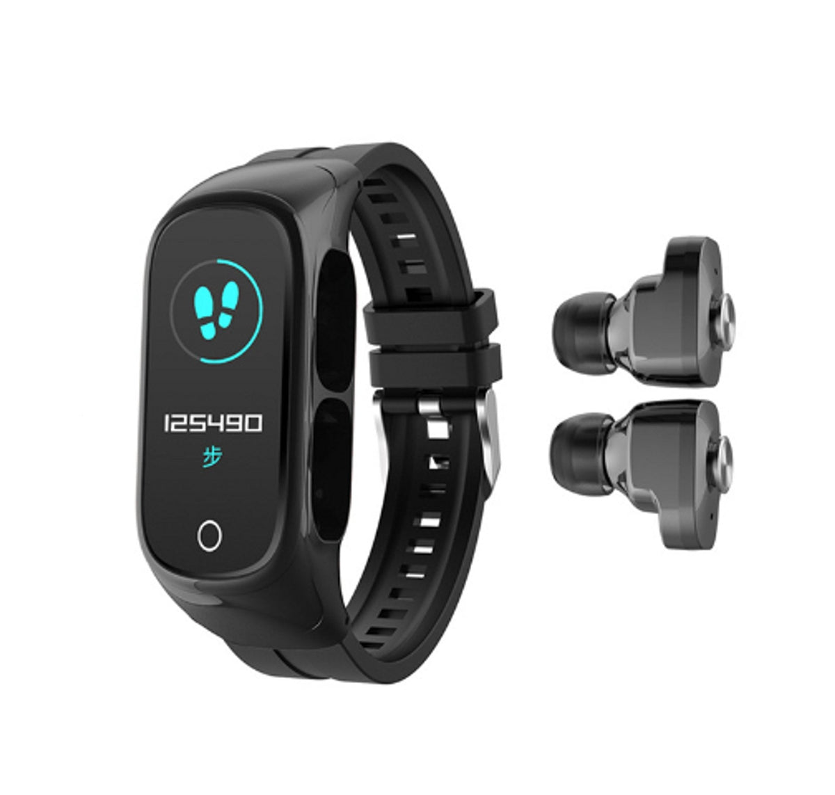 Smart Watch with Earbuds - 2-in-1 Fitness Tracker & Wireless Audio for Seamless Connectivity and Comfort