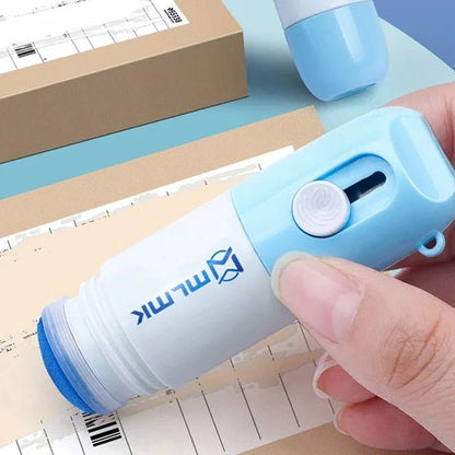 Thermal Paper Eraser & Safety Unboxing Knife – 2-in-1  Product to Conceal, Correct, & Protect Your Identity in Style