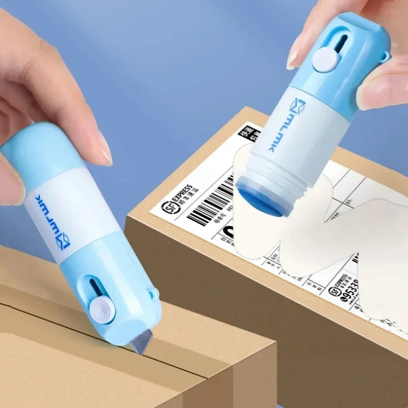 Thermal Paper Eraser & Safety Unboxing Knife – 2-in-1  Product to Conceal, Correct, & Protect Your Identity in Style