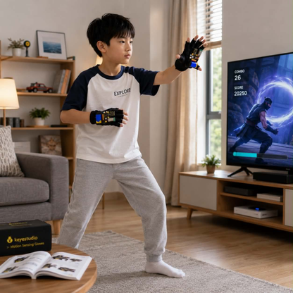 Keyestudio Motion Sensing Gloves – Gesture Control Smart Car Kit for Arduino NANO Plus for Tech Enthusiasts and Advanced DIY Robotic Programming