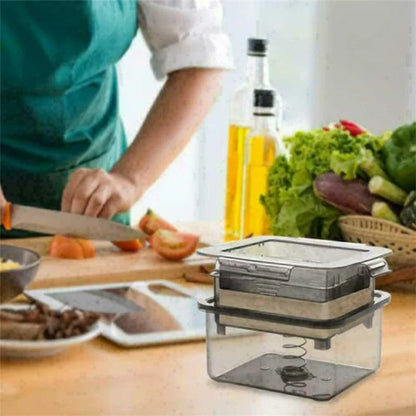 Three-Layer Tofu Press Mold - Safe Kitchen Gadget for Water Removal & Homemade Soybean Curd, Easy & Clean Tofu Making Tool