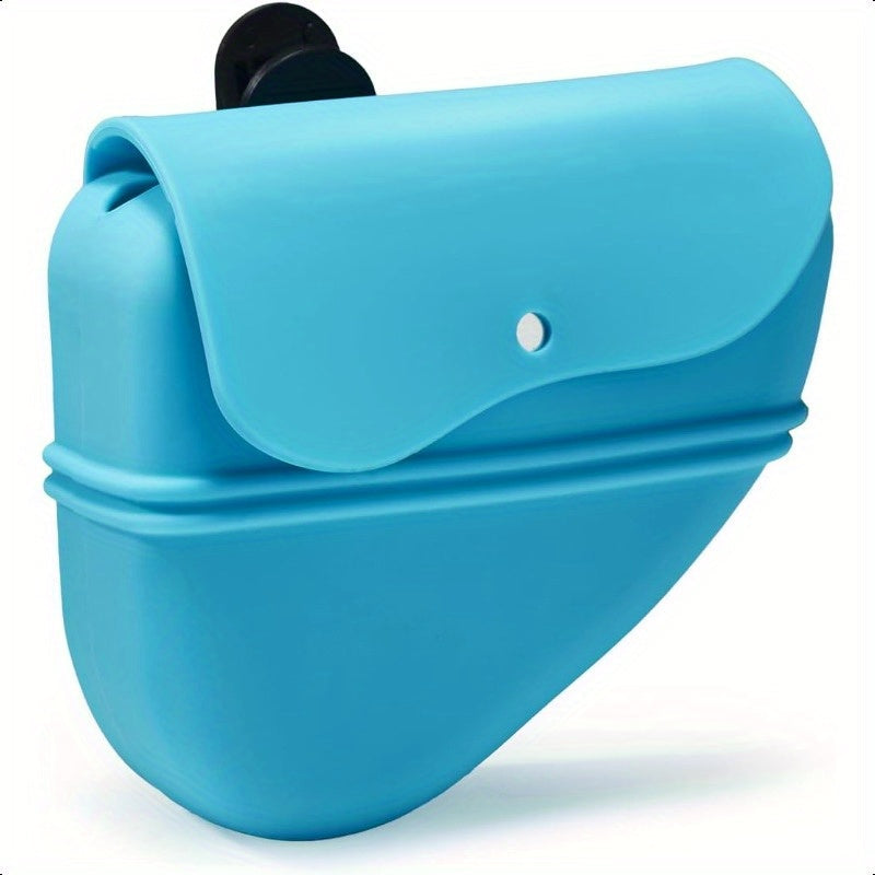 Dog Treat Pouch with Clip, Flip Cover, and Strong Magnet Closure – Portable Silicone Training Bag Perfect for Walking, Trainers, and Puppy Rewards