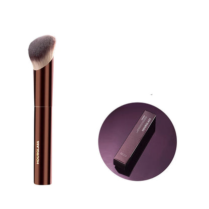 Professional Hourglass Makeup Brush Set – Retractable Eyeshadow, Foundation, Concealer, Powder & Eyeliner Brushes for Beauty Pros
