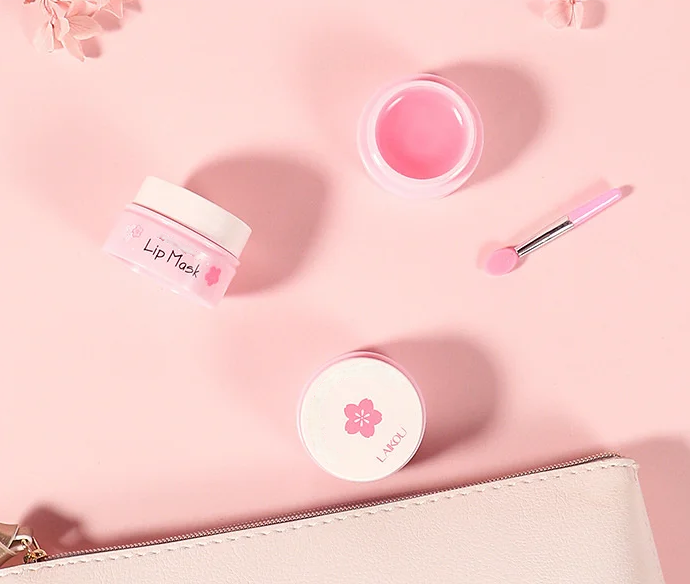 Cherry Blossom Lip Serum Mask – Hydrating Mask for Soft & Plump Lips