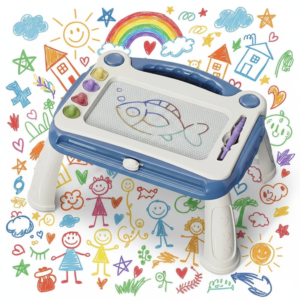 Creative Drawing Board Set – Reusable Arts & Crafts Puzzle Kit for Kids’ Learning, Birthdays & Christmas Gifts