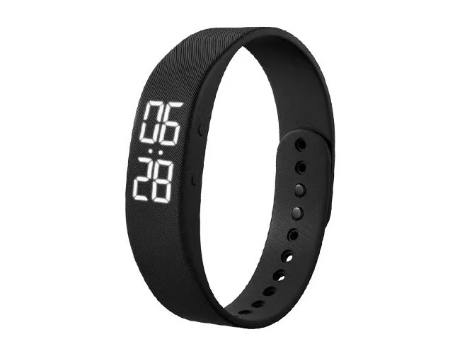 Smart Fitness Bracelet for Men & Women – Vibration Alarm, Step Counter, Stylish Sports Watch for Students and Active Lifestyles