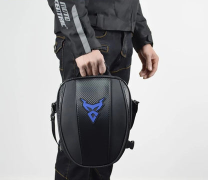 Motocentric Waterproof Tail Bag – High-Capacity Multipurpose Motorcycle Rear Seat Storage & Rider Backpack with Durable Material & Secure Design
