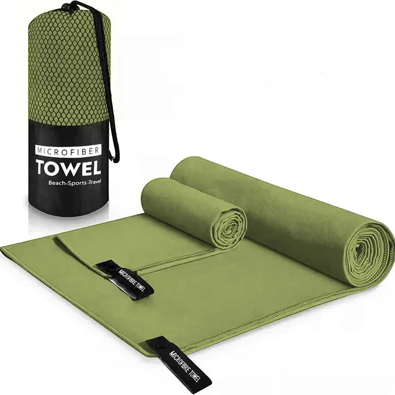 Fast Dry Sports Towel – Super Absorbent, Ultra-Soft Travel Washcloth for Gym, Swimming, Running, Fitness, and Outdoor Adventures