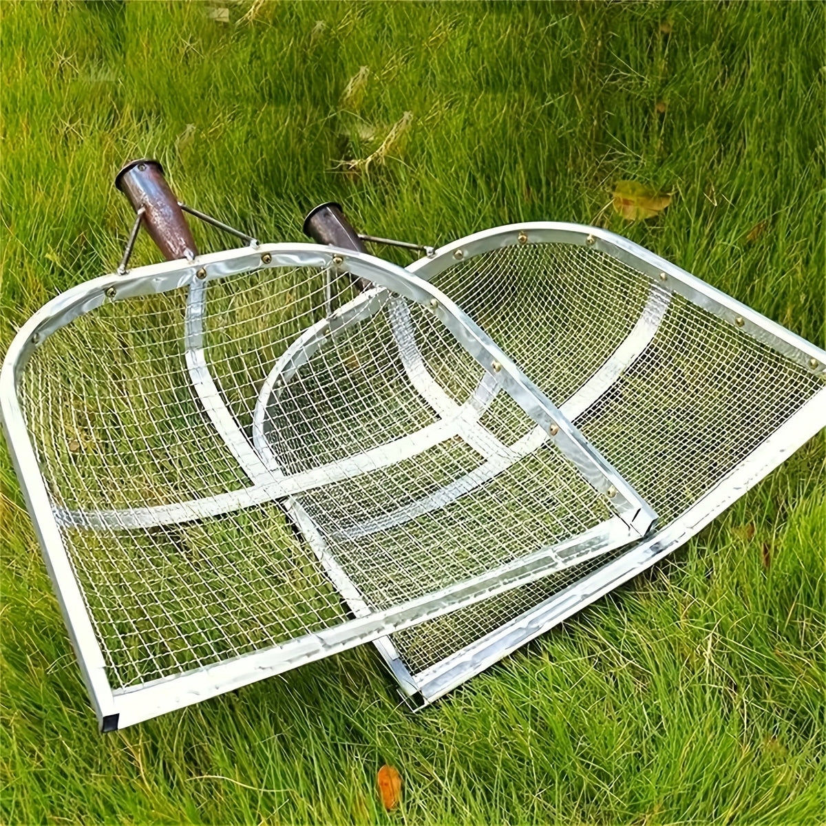 Garden Sieve & Sifting Scoop Set – Heavy-Duty Steel Riddle and Scoop for Soil, Sand and Compost