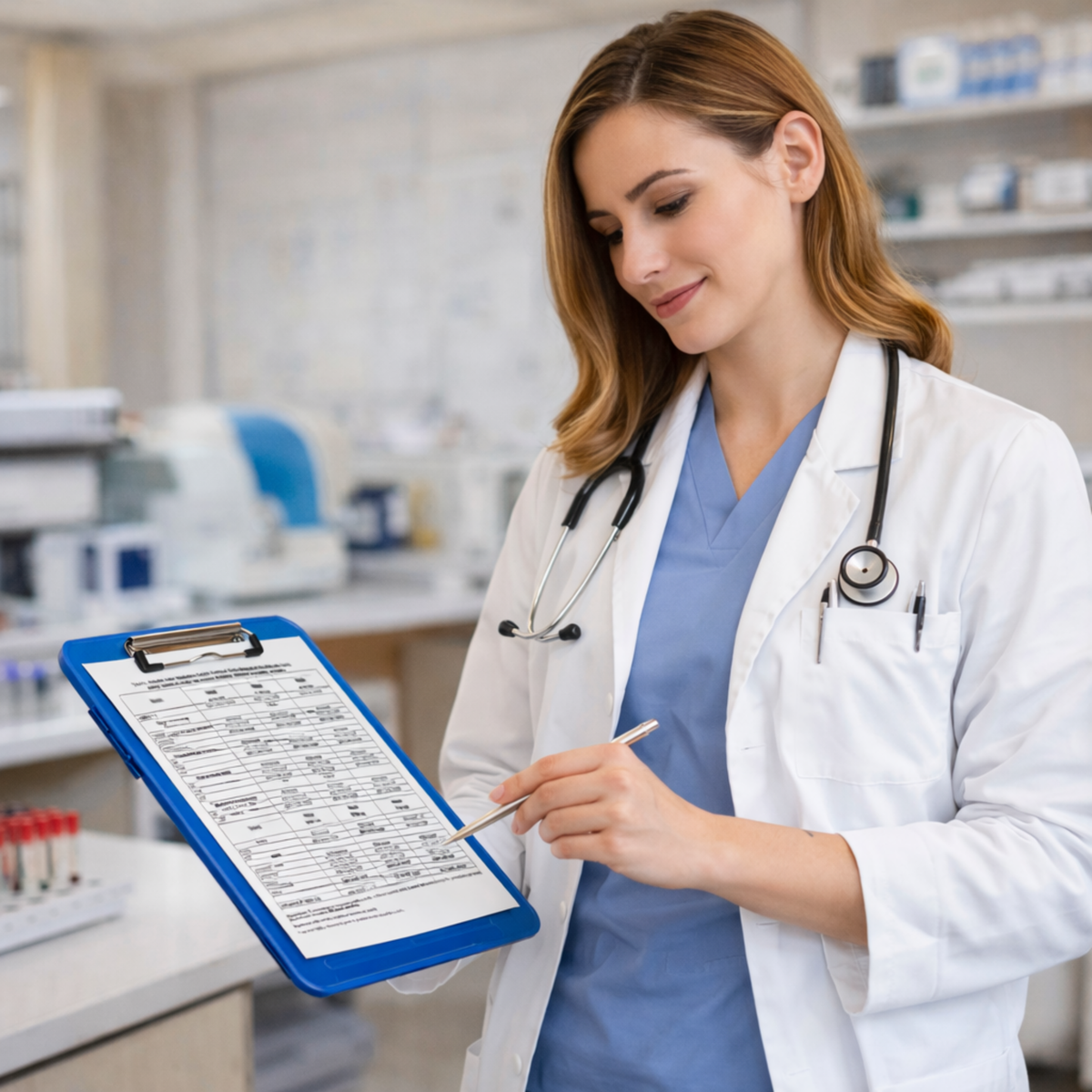 A4 Clipboard Folder with Storage – Durable Plastic Nurse Organizer Clipboard with Pen Compartment for Medical Paperwork
