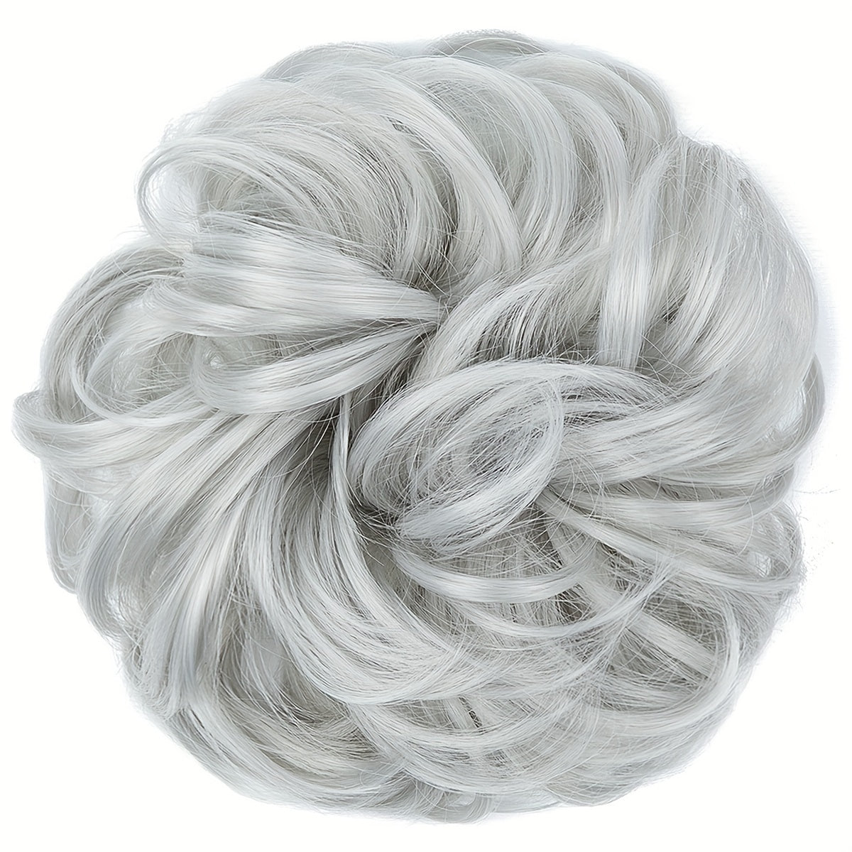Messy Curly Hair Bun Extension – Voluminous Synthetic Elastic Chignon Scrunchie for Effortless Updo, Instant Volume & Natural-Looking Glam Hairpiece for Women