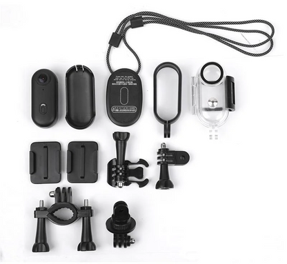 Ultra-Compact 4K WiFi Action Camera – Wireless Mini Bodycam for Motorcycle Helmet Perfect for Capturing Every Outdoor Adventure