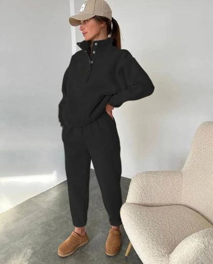 Oversized Hooded Tracksuit Set – 2 Piece Fashion Pullovers & Pants for Casual Streetwear Looks