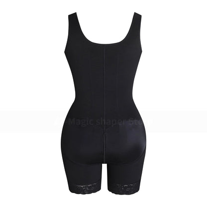 Stong Tummy Colombian Hourglass Body Shaper Fajas – Postpartum Waist Trainer Slimming Girdle for Tummy Control, Flat Belly & Curves