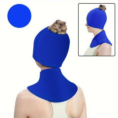 Ice Cap Neck Gel Ice Pack Wrap – Cooling Therapy for Migraines, Headaches, Hangovers, and Neck Pain Relief with Comfortable Fit