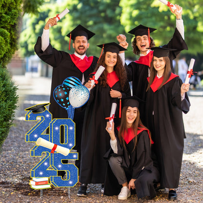 Graduation Yard Sign – Large 3.5ft Outdoor Celebration Decoration with Stakes, Class of 2025 Congrats Grad Lawn Signs