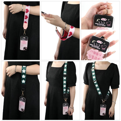 Adjustable Phone Strap with Zipper Pouch – Anti-Lost Crossbody Lanyard for Women, Secure & Stylish Phone Holder, Bag Accessory