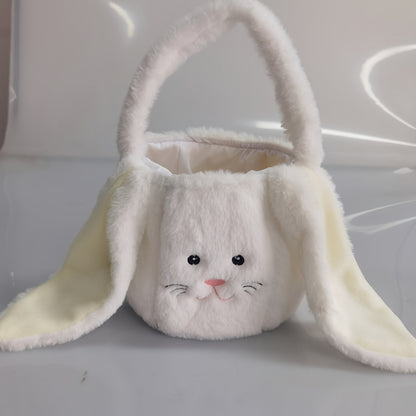 Easter Hunting Bunny Basket for Kids – Feather-Free, Electric-Free Fun Easter Decoration and Treat Holder for Kids’ Springtime Celebrations and Playtime
