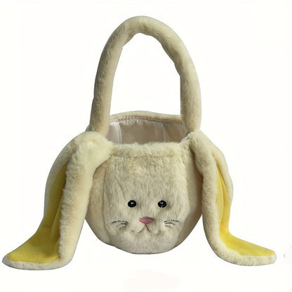 Easter Hunting Bunny Basket for Kids – Feather-Free, Electric-Free Fun Easter Decoration and Treat Holder for Kids’ Springtime Celebrations and Playtime