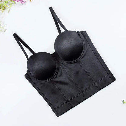 Strapless Backless Bodysuit – Sexy Slimming Crossbody Vest with Chest Wrap and Fishbone Support for Beautiful Silhouette Appeal