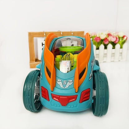 Automatic Dump Truck Toy with Lights and Music – Self-Driving Colorful Action Toy for Kids’ Birthday and Holiday Fun with Endless Playtime