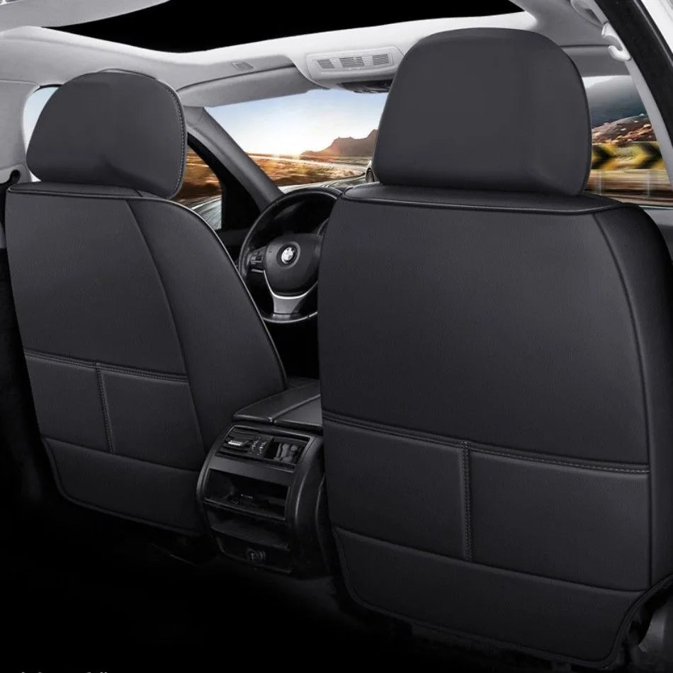 Luxury Leather Car Seat Covers for Skoda – Custom-Fit for Octavia, Rapid, Kodiaq & More Models, Stylish All-Season Interior Upgrade