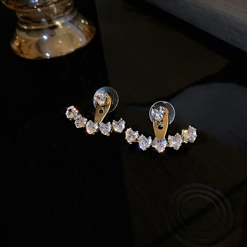 Crystal Star Tassel Dangle Earrings – Elegant Drop Jewelry with Micro-Set Sparkle for Glamorous Parties & Gifts