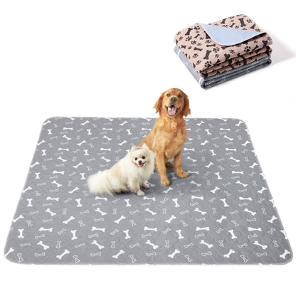 Reusable Washable Dog Pee Pads – Absorbent, Leak-Proof & Non-Slip Training Pads for Puppies and Adult Dogs