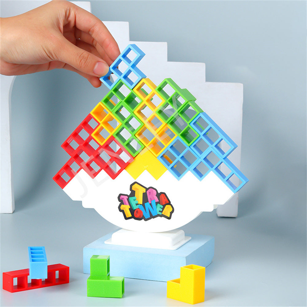 Balance Stacking Block Game – Family Game Night Challenge, Fun Party Toy for Kids, Adults, and Friends, Perfect Holiday Gift