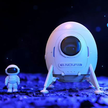 Smart Astronaut Galaxy Projector with LED Lamp – Starry Night Light with NASA Stories & Timer